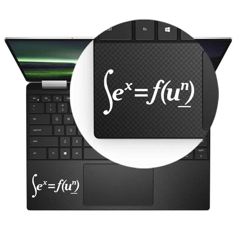 Funny Adult Math Formula Vinyl Trackpad Laptop Sticker for Macbook Air 13 Pro 14 16 Retina 12 15 Inch Mac Tablet Notebook Decal