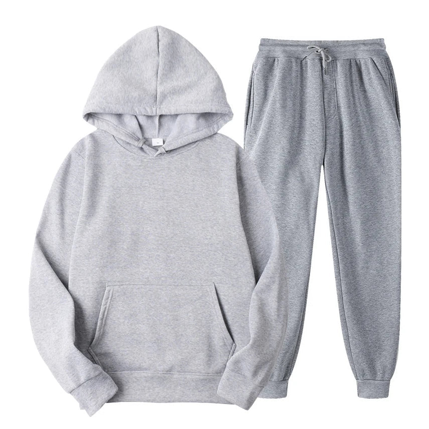 2022 Autumn And Winter Fashion Brand Men Tracksuit New Men's Hoodies + Sweatpants Two Piece Suit Hooded Casual Sets Male Clothes