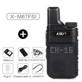 Walkie Talkie Portable Mini Communication Radio Profesional PMR 446  Talkie Walkies Two Way Radio Transceiver KSUN M6 Quality