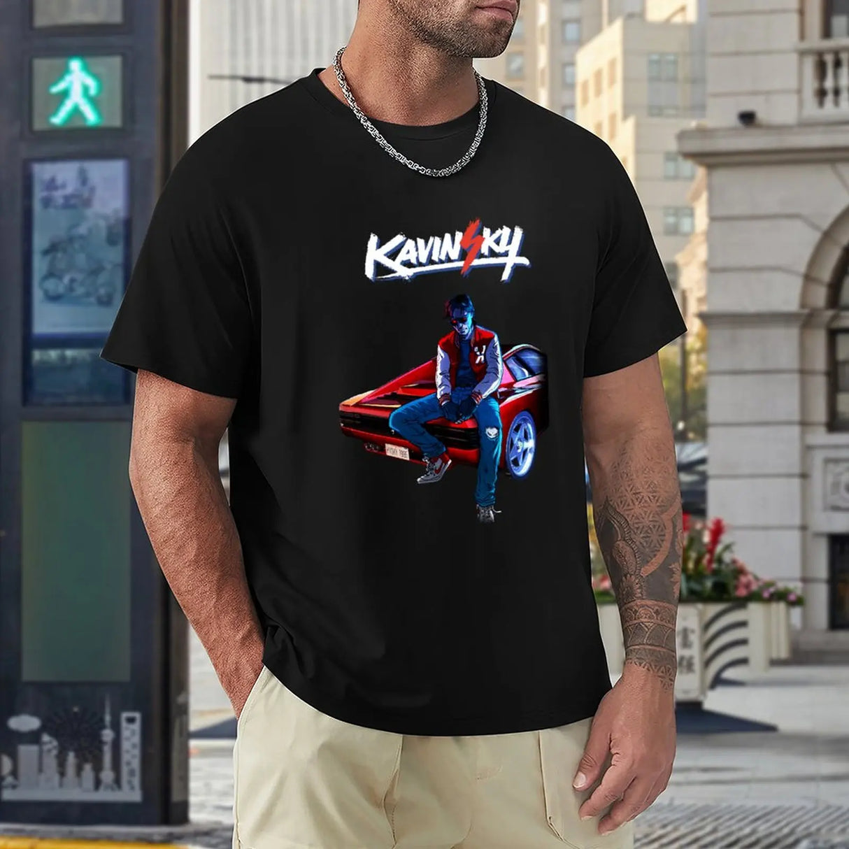 Kavinsky T-Shirt t-shirts man quick-drying t-shirt plain white t shirts men