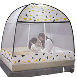 Installation Free Yurt Mosquito Net Household Densified Single Student Dormitory 1.5m Double 1.8 Folding Mosquito Net