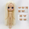 ICY DBS Blyth Doll 1/6 bjd toy joint body tan skin doll 30cm shiny face for DIY custom doll