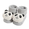 1Pair Winter Baby Boys Girls' Toddler Socks Cartoon Cotton Socks Infant Non-skid Socks Leg Warmers Cute Plush Socks For 0-1T