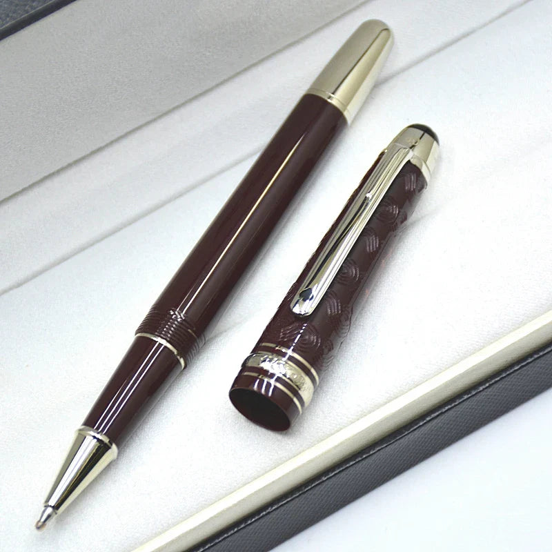 Special Edition Around The World in 80 Days Rollerball Pen MB 145 Ballpoint Pen Office Writing Fountain Pens With Serial Number