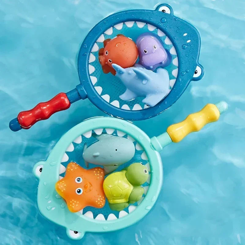 Water Spray Bath Toys Swimming  For Summer Play Water Fishing Bath Kids set Baby Toys Summer