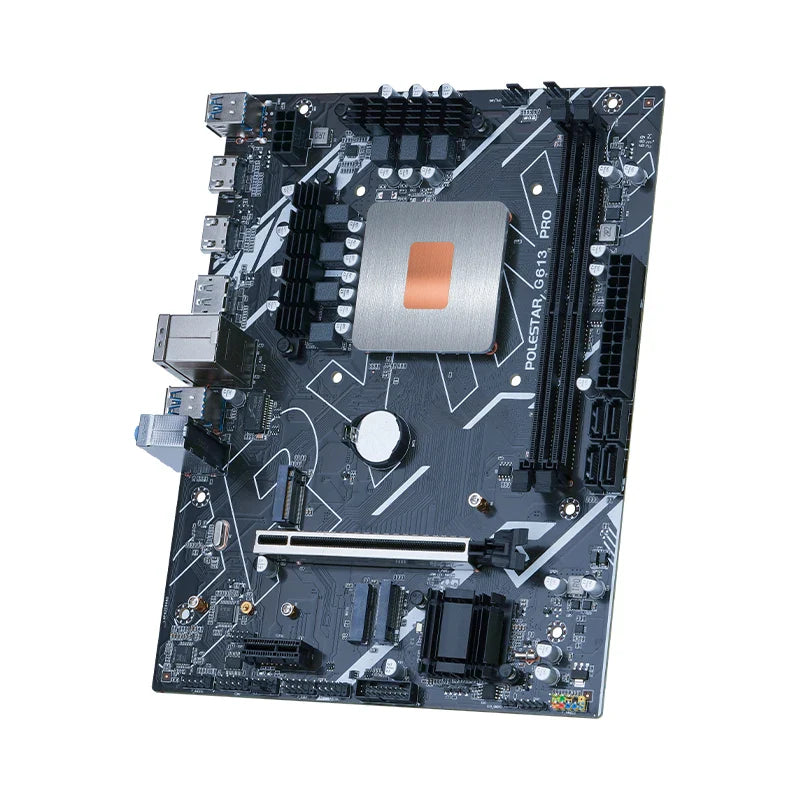 ERYING M-ATX DIY Gaming PC Motherboard with Onboard 11th Core Interpose Kit i7 11850H 2.5GHz 8C16T 24MB Computer Assembly Set