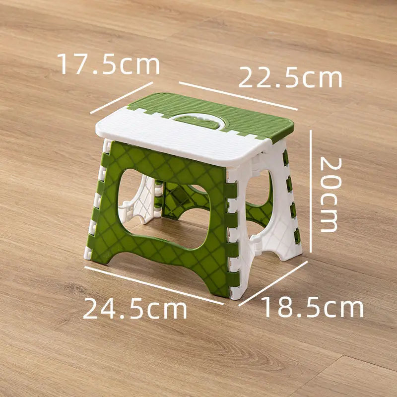 Thickened Plastic Folding Furniture Stool Portable Mini Outdoor Adult Children Chair Bench Train Maza Change Shoe Fishing Stool