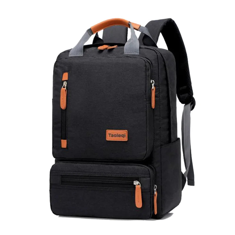 JBTP Casual Business Men Computer Backpack Light 15 inch Laptop Bag Waterproof Oxford cloth Lady Anti-theft Travel Backpack Gray