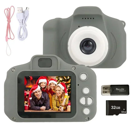 Children Toys Camera Digital Vintage Camera Kids Projection Video Camera Outdoor Photography 32GB Gift For Kids