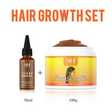 Fast Hair Growth set Traction Alopecia Styling Braiding Gel Chebe Hair Mask Anti Hair Break Hair Strengthener Hair Loss Treatmen