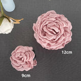 Fabric Rose Flower Crab Hair Clip Ins Popular Hair Catches for Women Pink Black Plastic Hair Clamps Girls' Spring Accessories