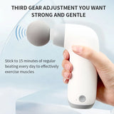 Portable Fascia Gun Mini Vibration Massage Gun Body Muscle Relaxation 6 Massage Heads 3 Speed Options USB Charging