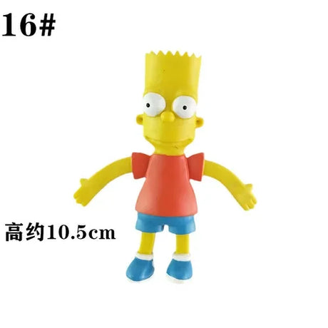 NJ Croce The Simpsonas Figure Bendable Doll Ornaments Accessories Fantasy Figurines Children Present