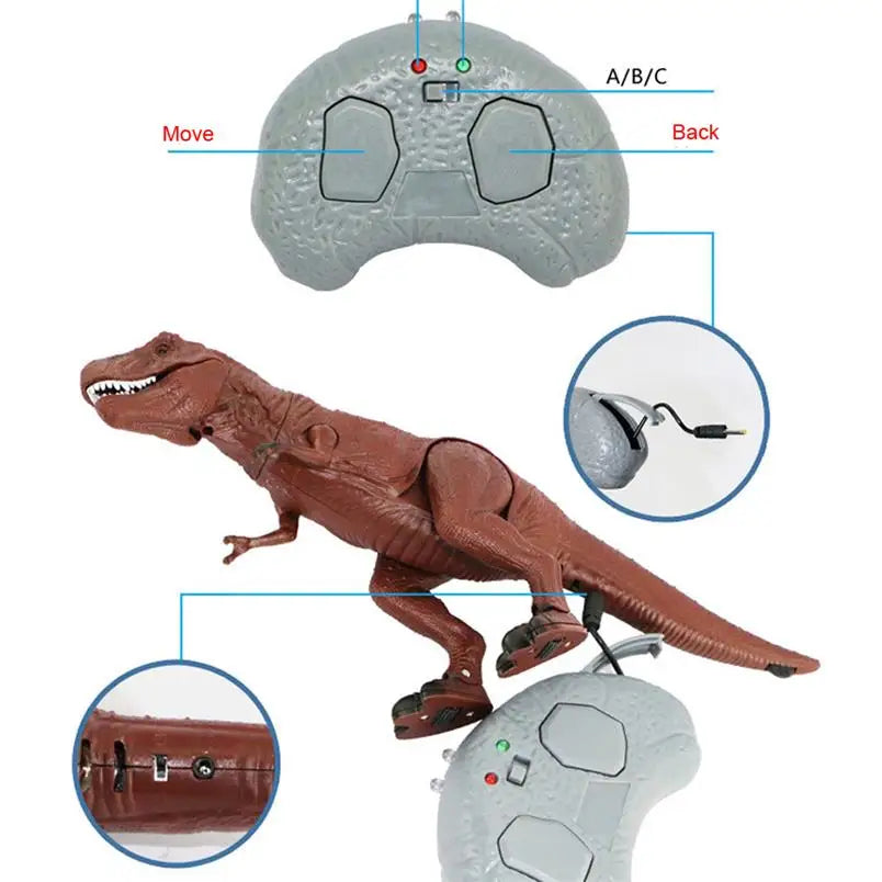 Infrared Remote Control Dinosaur Trick Kid Toy RC Electronic Pet Animal Triceratop Baby Scary Crocodile Robot Mini Frog Scorpion