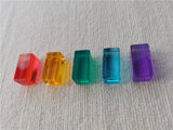 New Design Montessori Toys See Through Rainbow Lucite Stacking Blocks Acrylic HighTransparent for Kids Open Play