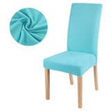 Elastic solid color Chair Cover Home Spandex Stretch Slipcovers Chair Seat Covers For Kitchen Dining Room Wedding Banquet Home