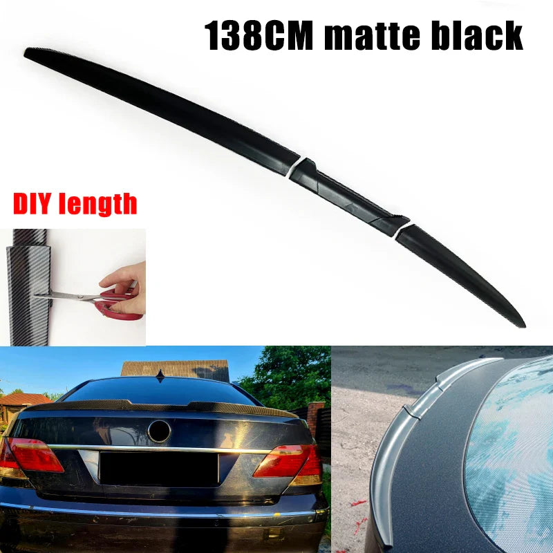 Car Universal Roof Spoiler Tail Spoiler Trunk Wing DIY Refit Spoiler poiler wing  racing trunk spoiler auto spoiler universale