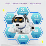 RC Robot Dog Electronic Walking Dancing Dog Intelligent Touch Remote Control Pet Dog Toy for Children's Toys Boys Girls Gifts