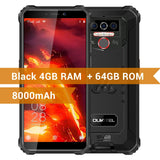 OUKITEL WP5 Pro IP68 Rugged Smartphone 4GB 64GB 8000mAh 5.5"HD+ Octa Core Android10 Mobile Phone 13MP Triple Camera Cell Phone