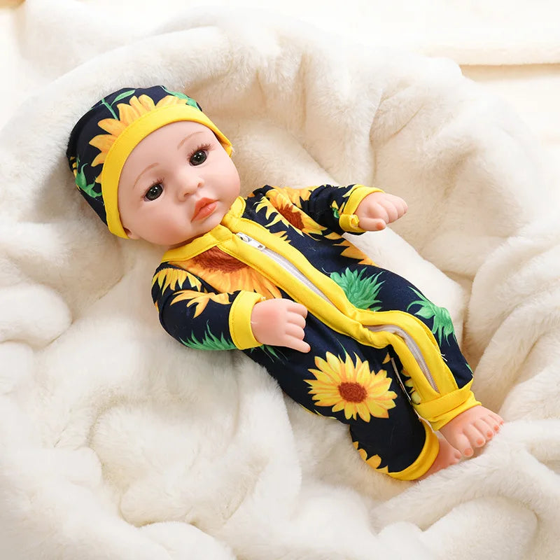 30cm Reborn Baby Dolls Realistic Dolls Toys Girl Real Lifelike Baby Dolls Reborn Full Body Silicone Baby Doll Christmas Gifts