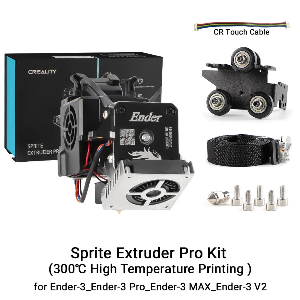 CREALITY Sprite Extruder Pro All Metal Dual 3.5:1 Gear Feeding Design 3D Printer Upgrade Parts for Ender-3 S1 CR-10 Smart Pro