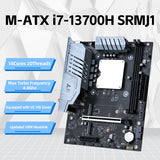 ERYING M-ATX DIY Motherboard with Onboard CPU Interpose Kit i7 13700H i7 13700H DDR4 Gaming PC Desktop Computers Assembly Set