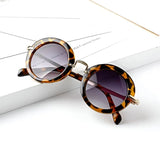 Children s Cute Glasses Retro Fashion Round Lenses Shatter Resistant Plastic Casual Sunglasses