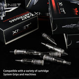 XNET Plus Wireless Tattoo Machine Pen Kit Extra 2.5/3.5/4.5mm Multi Stroke 40Pcs Mixed Tattoo Cartridge for Tattoo Artists