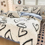 High-quality Home Pure Cotton Bedding Set 100% Cotton Skin-friendly Queen Duvet Cover Set with Sheets Comforter Cover Pillowcase