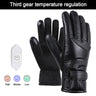 Moto Gloves Motorcycle Electric Heated Gloves Windproof Cycling Skiing Warm Heating Glove USB Powered Touch Screen Heating Glove