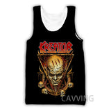 New Fashion Women/Men's 3D Print kreator  Tank Tops Harajuku  Vest  Summer Undershirt Shirts Streetwear