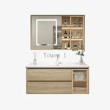 Locker Display Bathroom Cabinet Shelves Toilet Closet Bathroom Cabinet Wooden Washbasin Badezimmer Schrank Home Furniture YQ