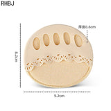 RHBJ 2pcs/set Five Toes Forefoot Pads for Women High Heels Half InsolesSilicone Insoles Gel Insoles Breathable Foot Care Tool