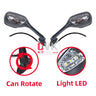 CVK RearView Mirror LED Light For Suzuki GSXR600 GSXR750 GSXR1000 K5 K6 K7 K8 2005 2006 2007 2008 2009 2010 Rear View Mirrors