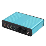 Professional USB Sound Card 6 Channel 5.1 Optical External Audio Card Converter CM6206 Chipset for Laptop Desktop