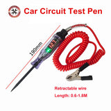 Car Truck Voltage Circuit Tester 6V 12V 24V DC Digital Display Long Probe Pen Light Bulb Automobile Diagnostic Tool Auto Repair