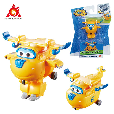 36 Types Super Wings 2" Scale Mini Transforming Anime Deformation Plane Robot Action Figures Transformation Toys For Kids Gifts