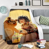 Genshin Impact blanket sofa blanket air conditioning cover blanket blankets for beds cute blanket children‘s blanket