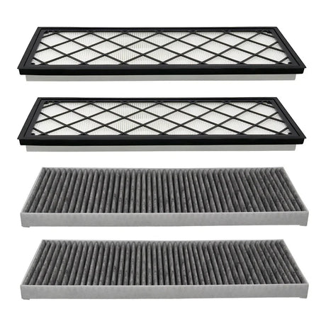 4PCS Cabin Air Filter HEPA for Tesla Model Y Air Intake Filter Replacement with Activated Carbon 2020-2023 ModelY Accessories