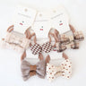 10Pcs/Lot  Children's Cute Headwear Hair Accessories Baby's Basic Bow Tie Band Set Small Scrunchie Kids Elastic Hair Ties