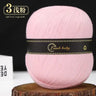 150g Solid Color Silk Cotton Yarn Soft Yarn For Crocheting, Knitting T-shirts Shawls Scarves Accessories And Handicrafts