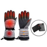 2x Winter Motorcycle Gloves Men Electric Heated Gloves TouchScreen Thermal Guantes Battery Powered for MTB Riding Heating Gloves