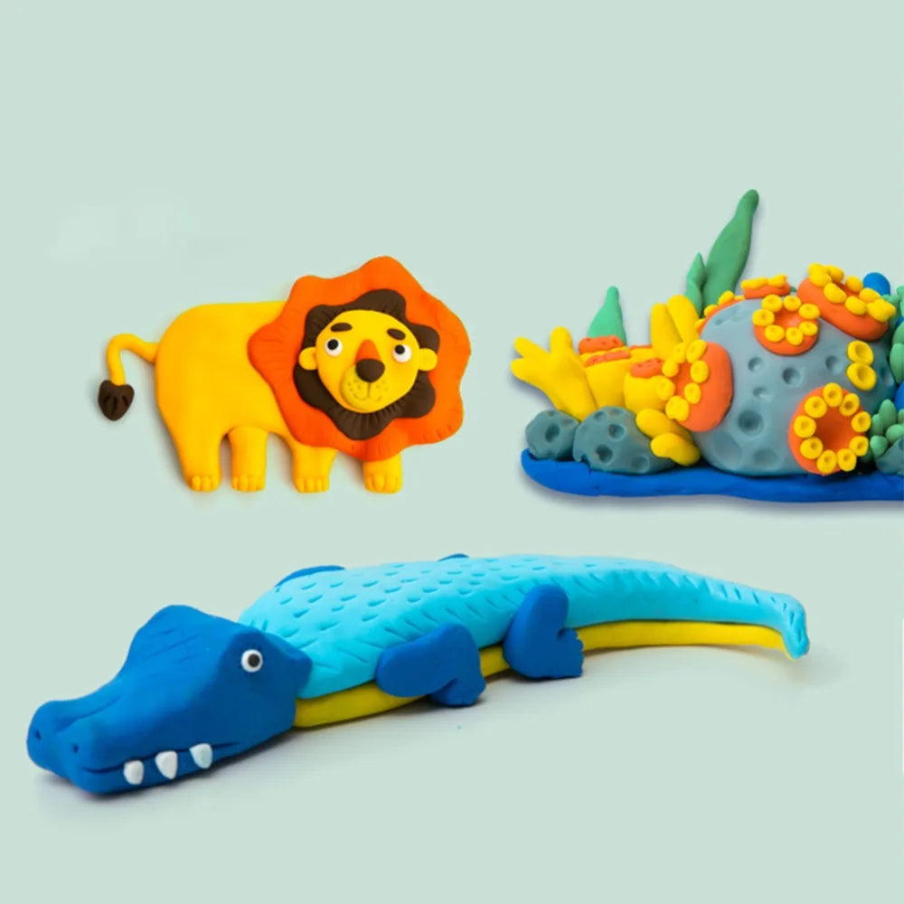 50 Colors Polymer Clay DIY Soft Molding Craft Oven Baking Clay Hand Casting Kit Puzzle Modeling Baby Handprint Slime Slimes Toys