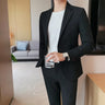 High Quality Fashion All Fashion Casual Solid Color Handsome Smart Casual  Four Seasons  Blazers  Polyester  Single Breasted