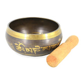 Tibetan Bowl Copper Nepalese Bowl Handmade Tibetan Singing Bowl Set Religion Carft with Mallet Mat Easy To Play for Beginners