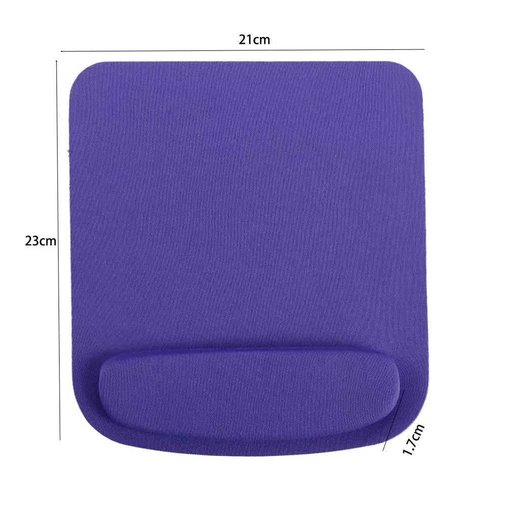 1 PCS Ergonomic Mouse Pad Comfortable Non-slip Gel Wrist Support Simple Solid Color Wristband Mouse Mat