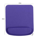 1 PCS Ergonomic Mouse Pad Comfortable Non-slip Gel Wrist Support Simple Solid Color Wristband Mouse Mat