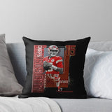 Pátríck sport Máhòmés Football Paper Chiefs 2 Throw Pillow Cushion Child Cushion Cover For Sofa Pillowcases