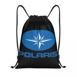 Polaris Logo Drawstring Backpack Sports Gym Bag String Sackpack for Cycling