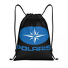 Polaris Logo Drawstring Backpack Sports Gym Bag String Sackpack for Cycling